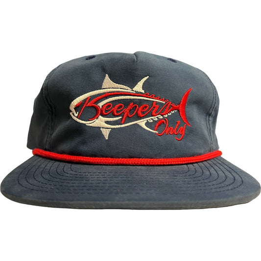 Keepers Only Co. Stealth Rope Snapback - Navy/Red - Angler's Pro Tackle & Outdoors