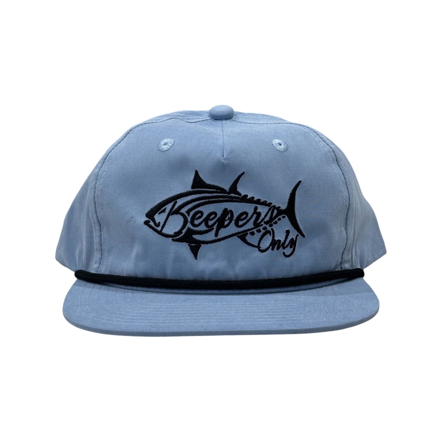 Keepers Only Co. Stealth Rope Snapback - Sky/Black - Angler's Pro Tackle & Outdoors