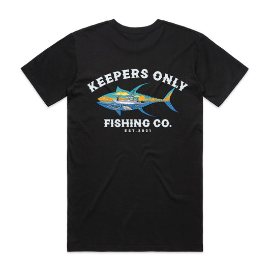 Keepers Only Co. Tuna Blitz Black T-Shirt - Angler's Pro Tackle & Outdoors