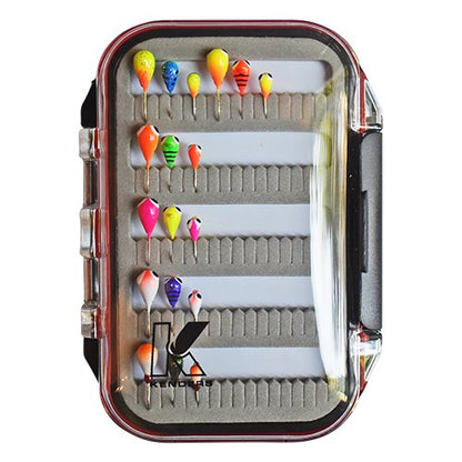 Kenders - 18 Piece Bright UV Tungsten Jig Set with Premium Box - Angler's Pro Tackle & Outdoors