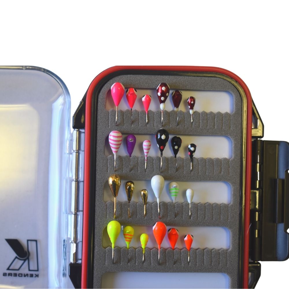 Kenders - 24 Piece Tungsten Jig Set with Premium Box Variation #2 - Angler's Pro Tackle & Outdoors