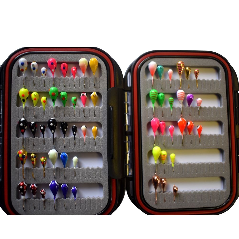 Kenders - 60 Piece Tungsten Jig Set with Premium Box - Angler's Pro Tackle & Outdoors