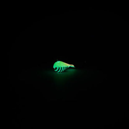 Kenders - Chartreuse Pearl Stripe Glow Tungsten Jig - Angler's Pro Tackle & Outdoors