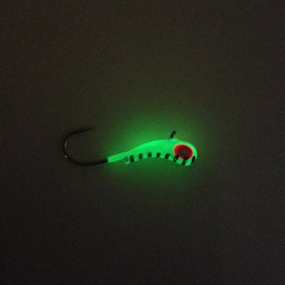 Kenders - Chartreuse Stripe Tungsten Kanoe Jig - Angler's Pro Tackle & Outdoors