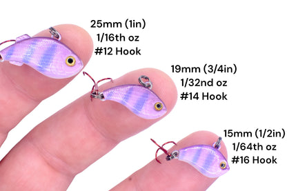 Kenders - K - Rip Pink Purple Stripe Mini Vibe Bait - Angler's Pro Tackle & Outdoors