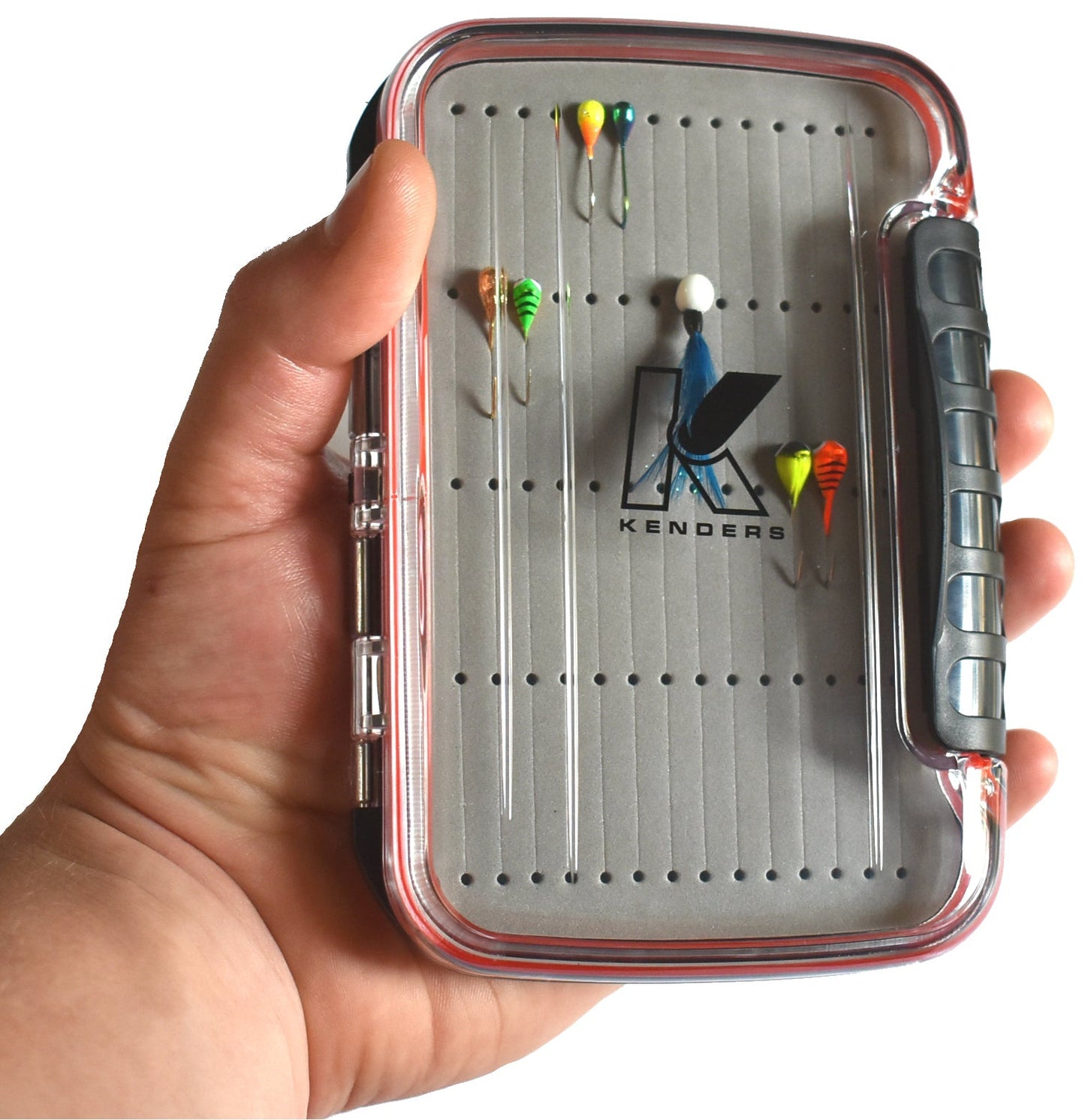 Kenders - Large Double - Sided Floating / Water - Proof Jig Box - Angler's Pro Tackle & Outdoors