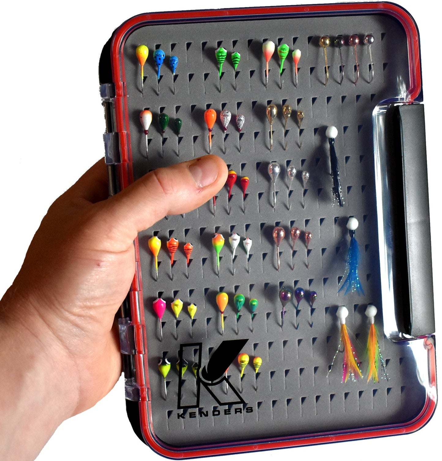 Kenders - Large Double Sided Pad / Waterproof Jig Box - Angler's Pro Tackle & Outdoors