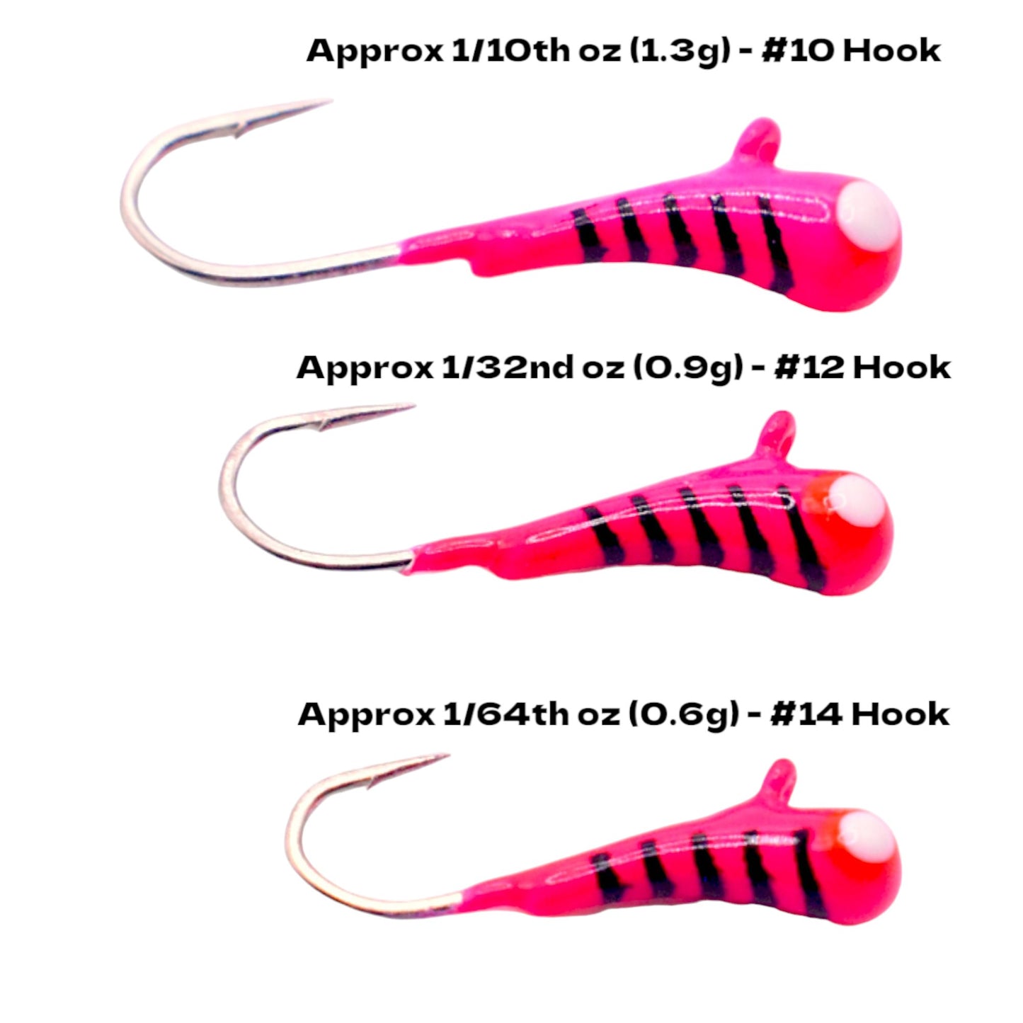 Kenders - Pink Stripe Glow Tungsten Kanoe Jig - Angler's Pro Tackle & Outdoors