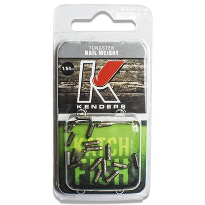 Kenders - Tungsten Nail Weights - Angler's Pro Tackle & Outdoors