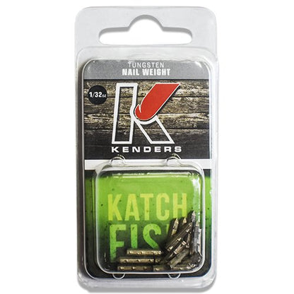 Kenders - Tungsten Nail Weights - Angler's Pro Tackle & Outdoors