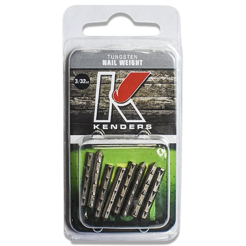 Kenders - Tungsten Nail Weights - Angler's Pro Tackle & Outdoors