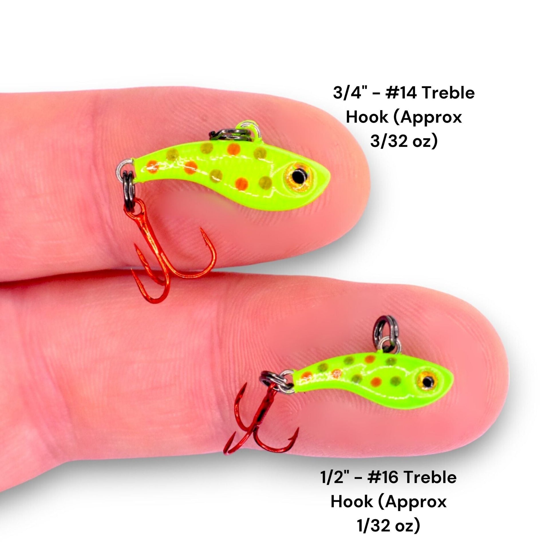 Kenders - Tungsten T - Rip Chartreuse Wonderbread Glow Mini Vibe Bait - Angler's Pro Tackle & Outdoors