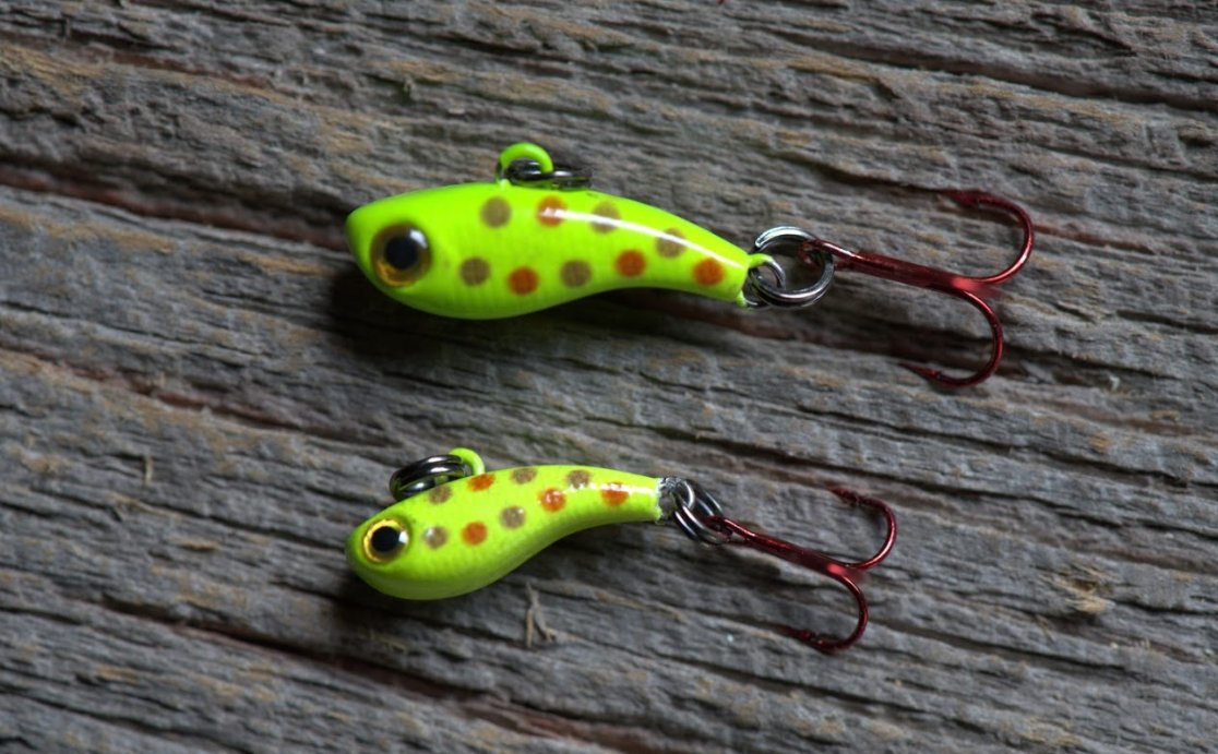 Kenders - Tungsten T - Rip Chartreuse Wonderbread Glow Mini Vibe Bait - Angler's Pro Tackle & Outdoors