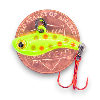 Kenders - Tungsten T - Rip Chartreuse Wonderbread Glow Mini Vibe Bait - Angler's Pro Tackle & Outdoors