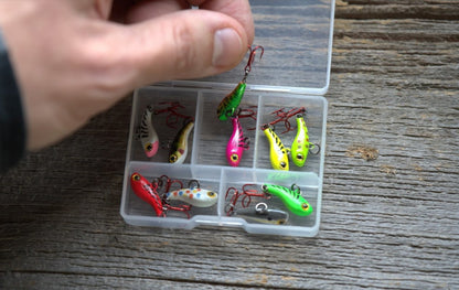 Kenders - Tungsten T - Rip Pink Tiger Glow Mini Vibe Bait - Angler's Pro Tackle & Outdoors