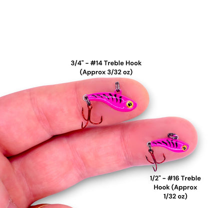 Kenders - Tungsten T - Rip Pink Tiger Glow Mini Vibe Bait - Angler's Pro Tackle & Outdoors