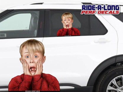 Kevin Screaming *RIDE A LONG* Perforated Decal - Angler's Pro Tackle & Outdoors