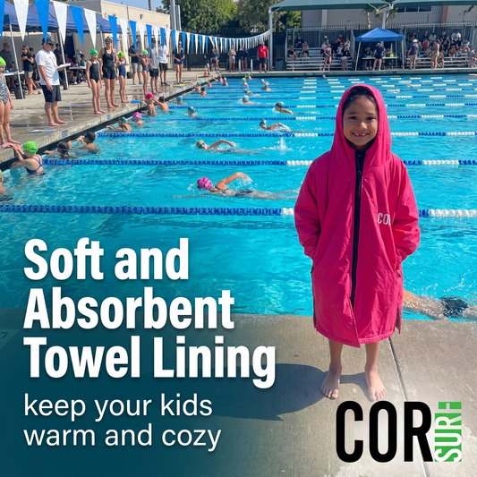 COR Surf Kids Swim Parka Ages 4-8