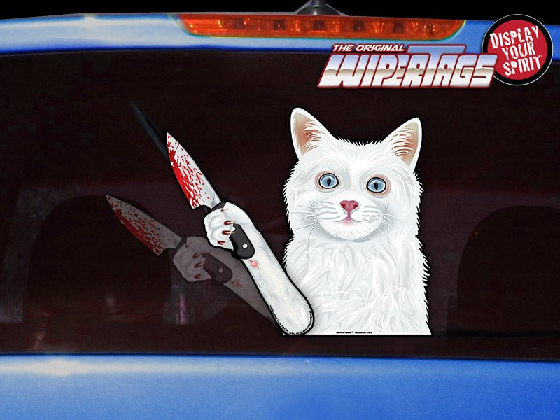 Killer Kitty with a Knife WiperTags - Angler's Pro Tackle & Outdoors