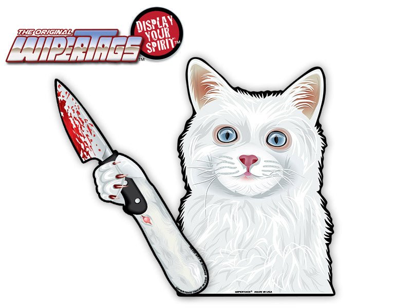Killer Kitty with a Knife WiperTags - Angler's Pro Tackle & Outdoors