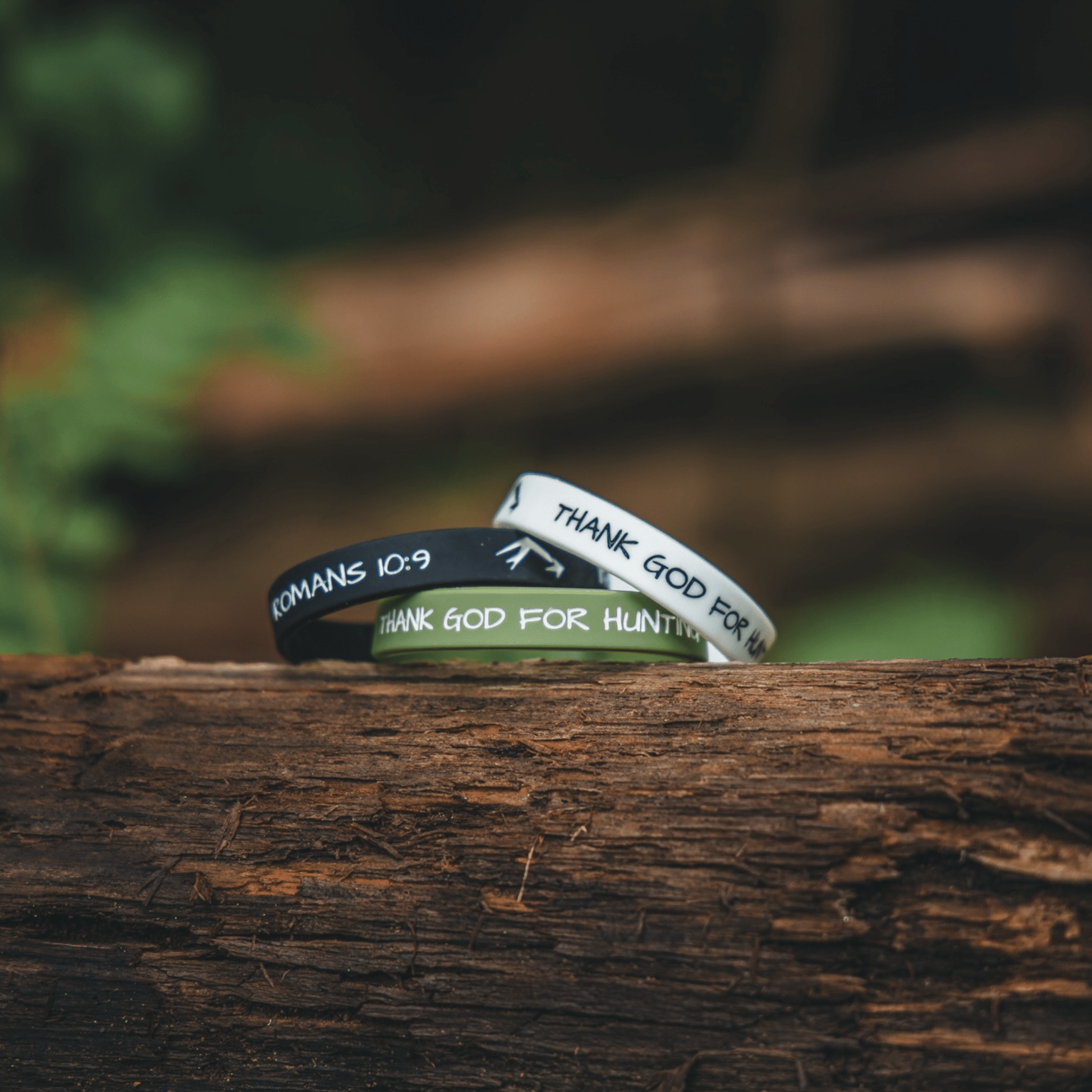 KLUK (3 Pack) Thank God For Hunting Bracelet - Angler's Pro Tackle & Outdoors