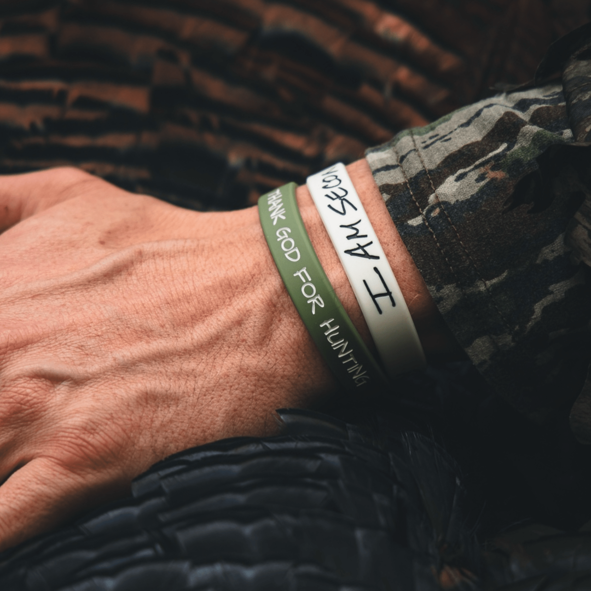 KLUK (3 Pack) Thank God For Hunting Bracelet - Angler's Pro Tackle & Outdoors