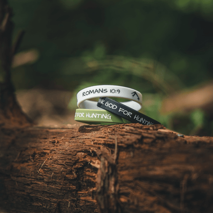 KLUK (3 Pack) Thank God For Hunting Bracelet - Angler's Pro Tackle & Outdoors