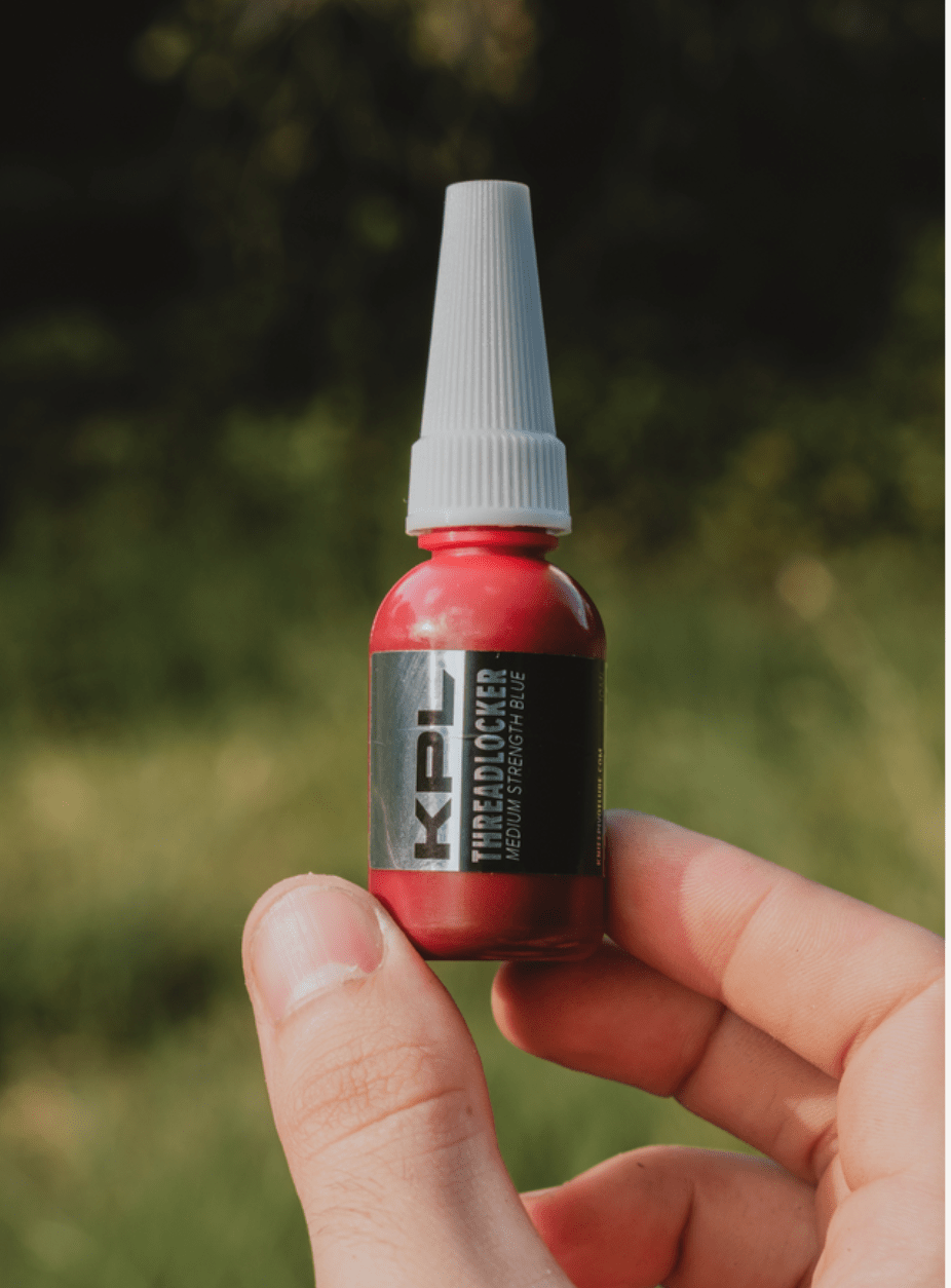 Knife Pivot Lube *OIL TOLERANT* - Blue Medium Strength Pocketknife Threadlocker - Large Blue 10ml - Angler's Pro Tackle & Outdoors