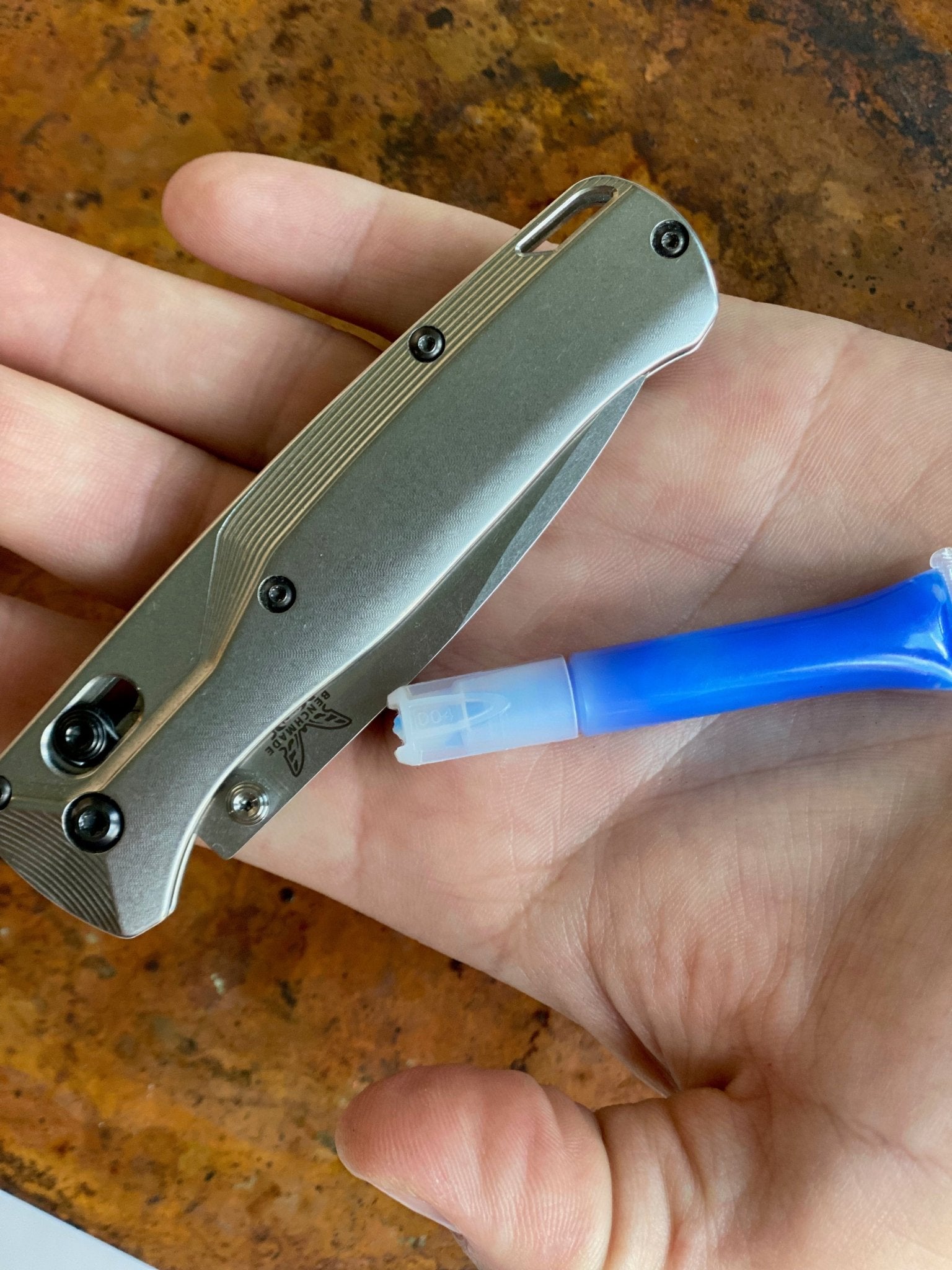 Knife Pivot Lube Threadlocker - Vibratite Premium Blue (Medium) 1ml - Angler's Pro Tackle & Outdoors