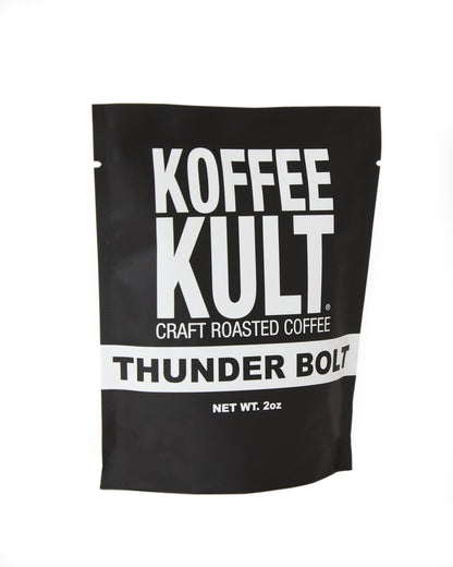 Koffee Kult Thunder Bolt: Obsidian Flash (Super Dark French Roast) - Angler's Pro Tackle & Outdoors