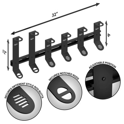 Koova - Spinning and Offshore Fishing Rod Rack Organizer - Angler's Pro Tackle & Outdoors