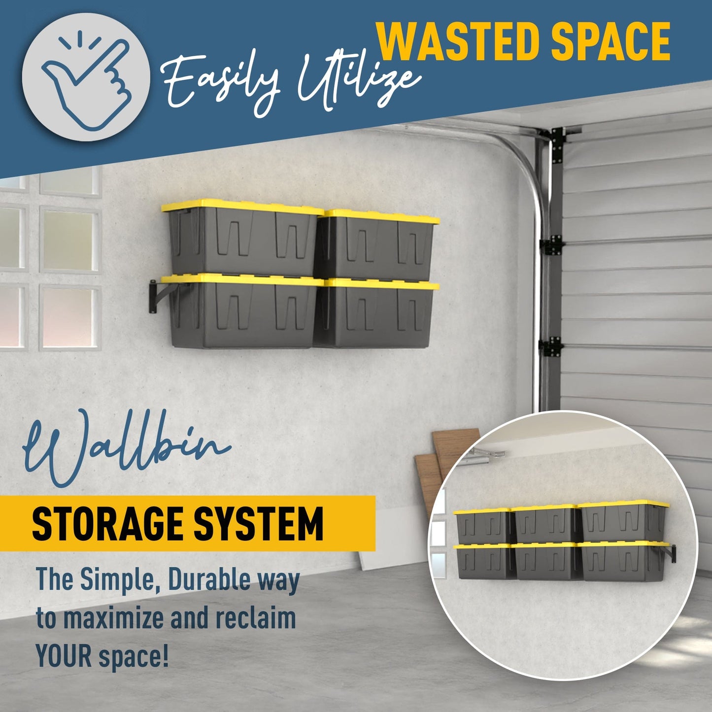 Koova - Wall Bin Storage System for Garage or Shed Organization - Angler's Pro Tackle & Outdoors