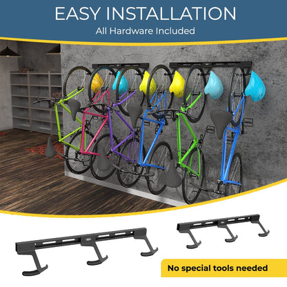 Koova - Wall Mounted Bike Rack for 6 Bikes - Angler's Pro Tackle & Outdoors