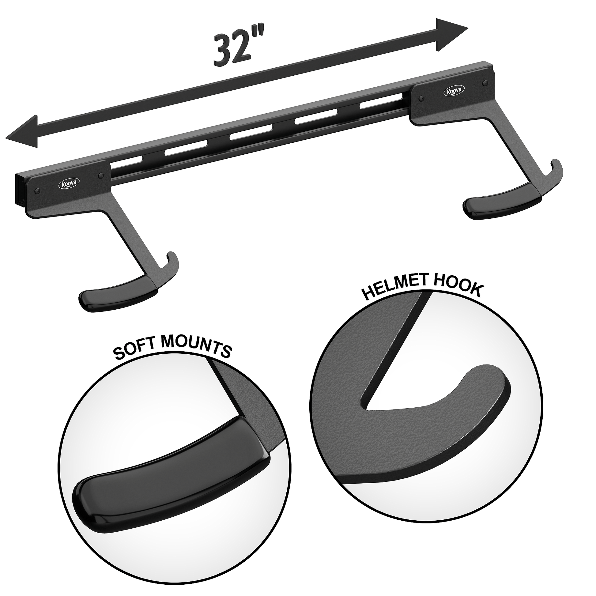 Koova - Wall Rack for 2 Jumbo Bikes - Angler's Pro Tackle & Outdoors