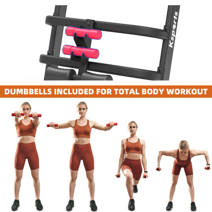 Ksports 16 Inch Wide Foldable Home Treadmill w/ Bluetooth & Fitness Tracking App - Angler's Pro Tackle & Outdoors