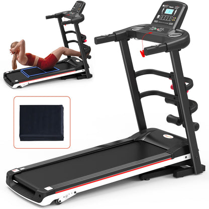 Ksports 16 Inch Wide Foldable Home Treadmill w/ Bluetooth & Fitness Tracking App - Angler's Pro Tackle & Outdoors
