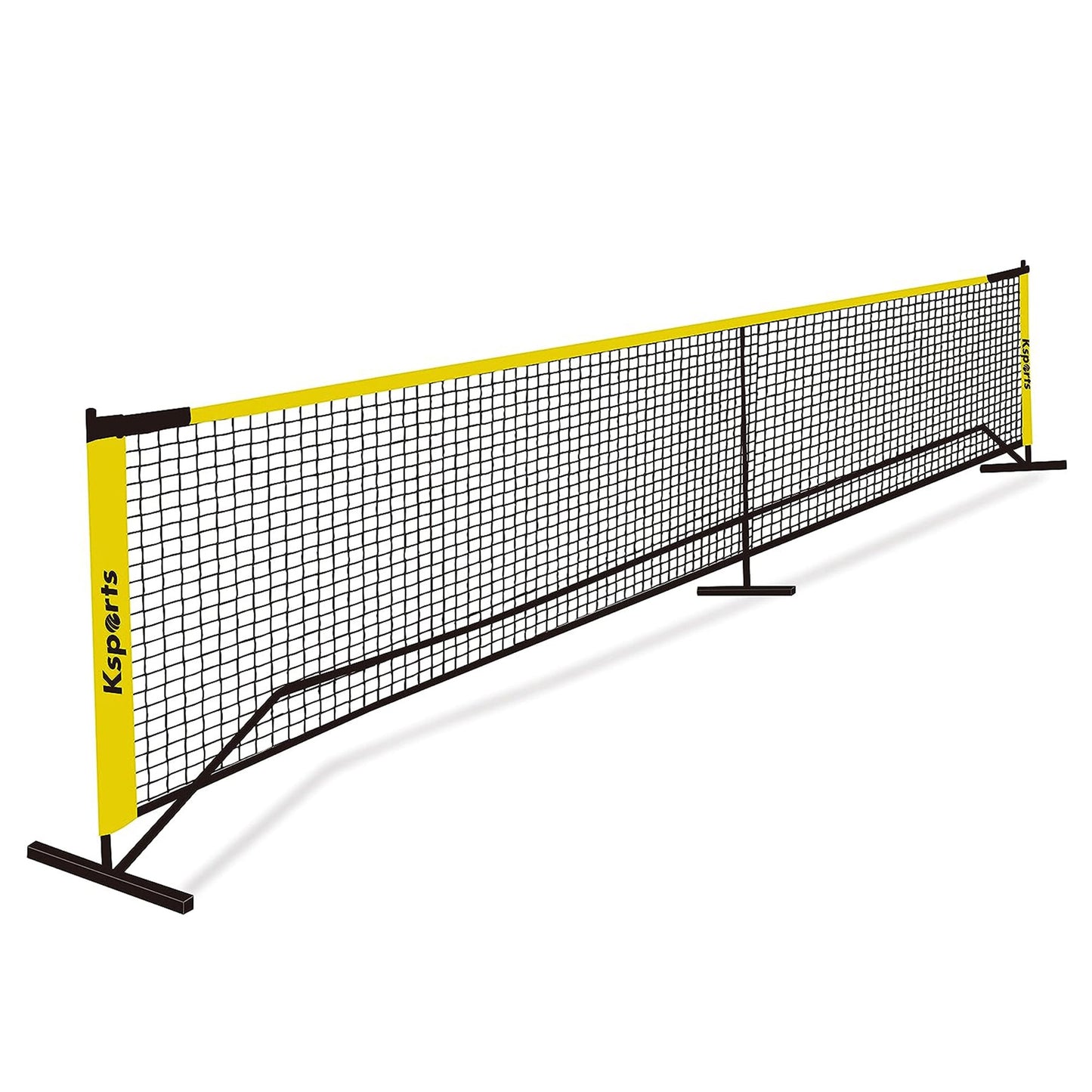 Ksports Pickleball Set 22' Net, LED Shuttlecocks, Carry Bag & Game Balls, Yellow - Angler's Pro Tackle & Outdoors