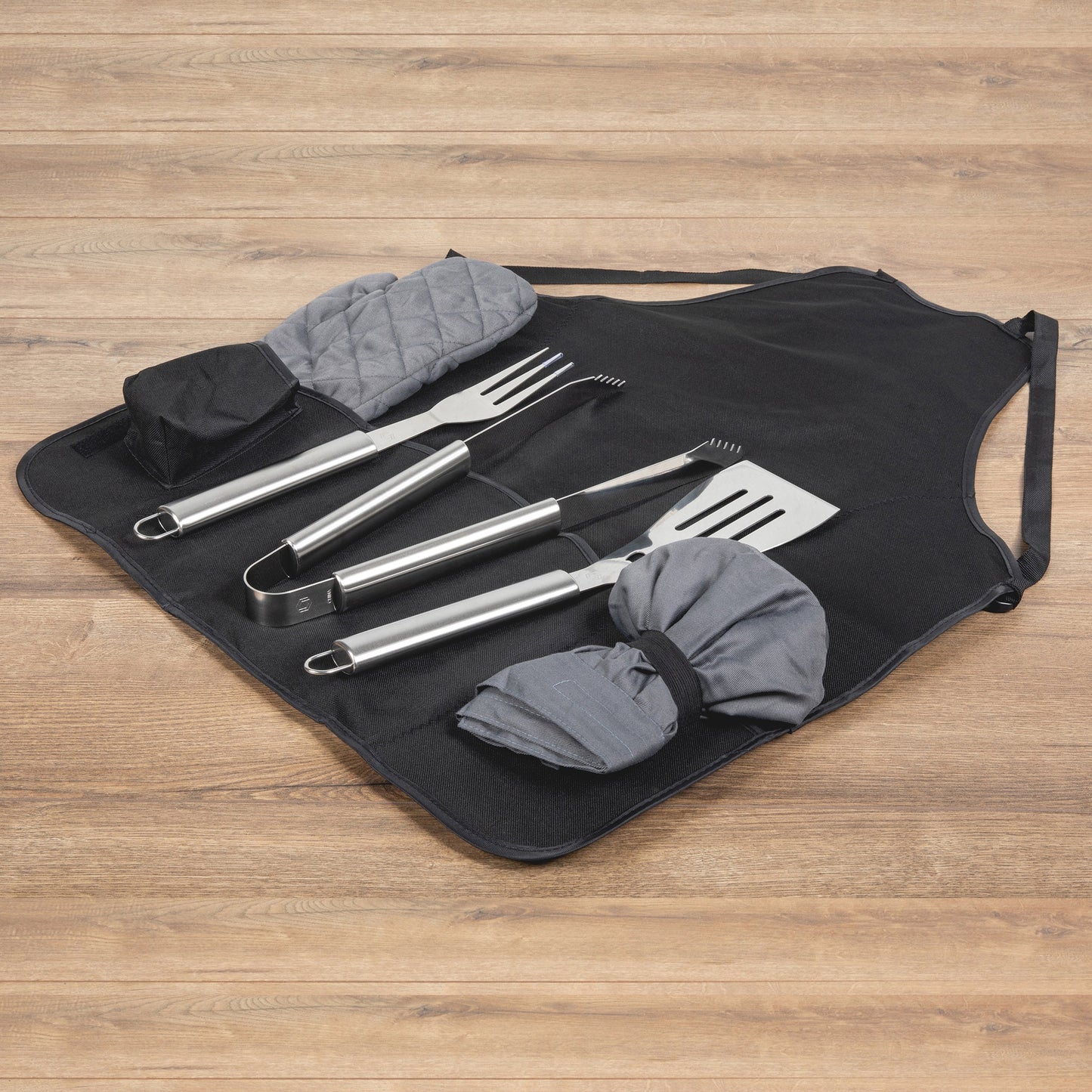 Picnic Time BBQ Apron Tote Pro Grill Set