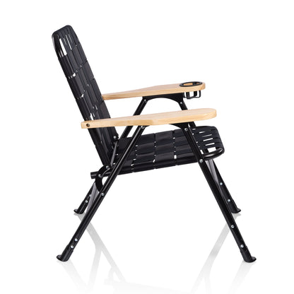Picnic Time Lux Woven Camp Chair