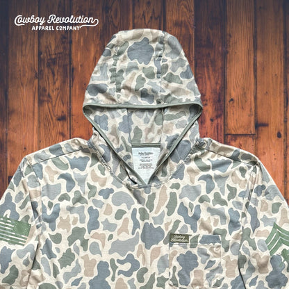 “Lake Jackson 2.0" Cowboy Revolution Hooded Long - Sleeve Sunshirt - Angler's Pro Tackle & Outdoors