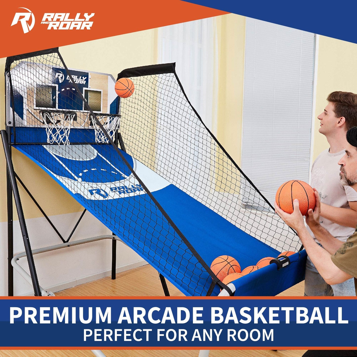 Lancaster Gaming Company Rally and Roar Premium Home Dual Shot Basketball Game - Angler's Pro Tackle & Outdoors