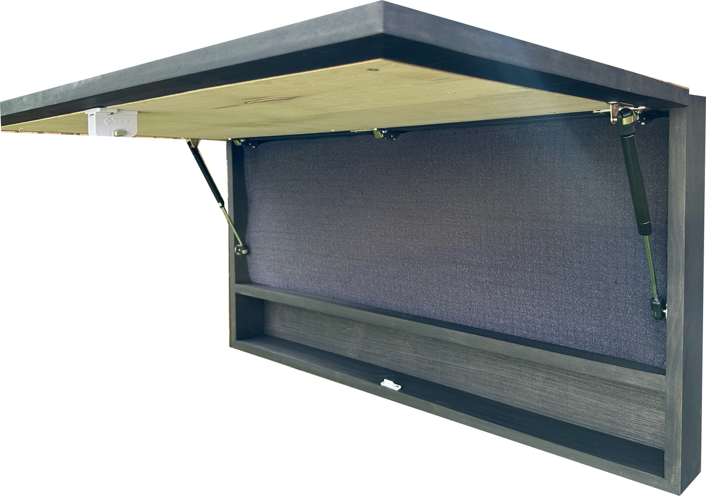 Bellewood Designs - Large Hidden Gun Storage Cabinet Horse Scene Wall Decor