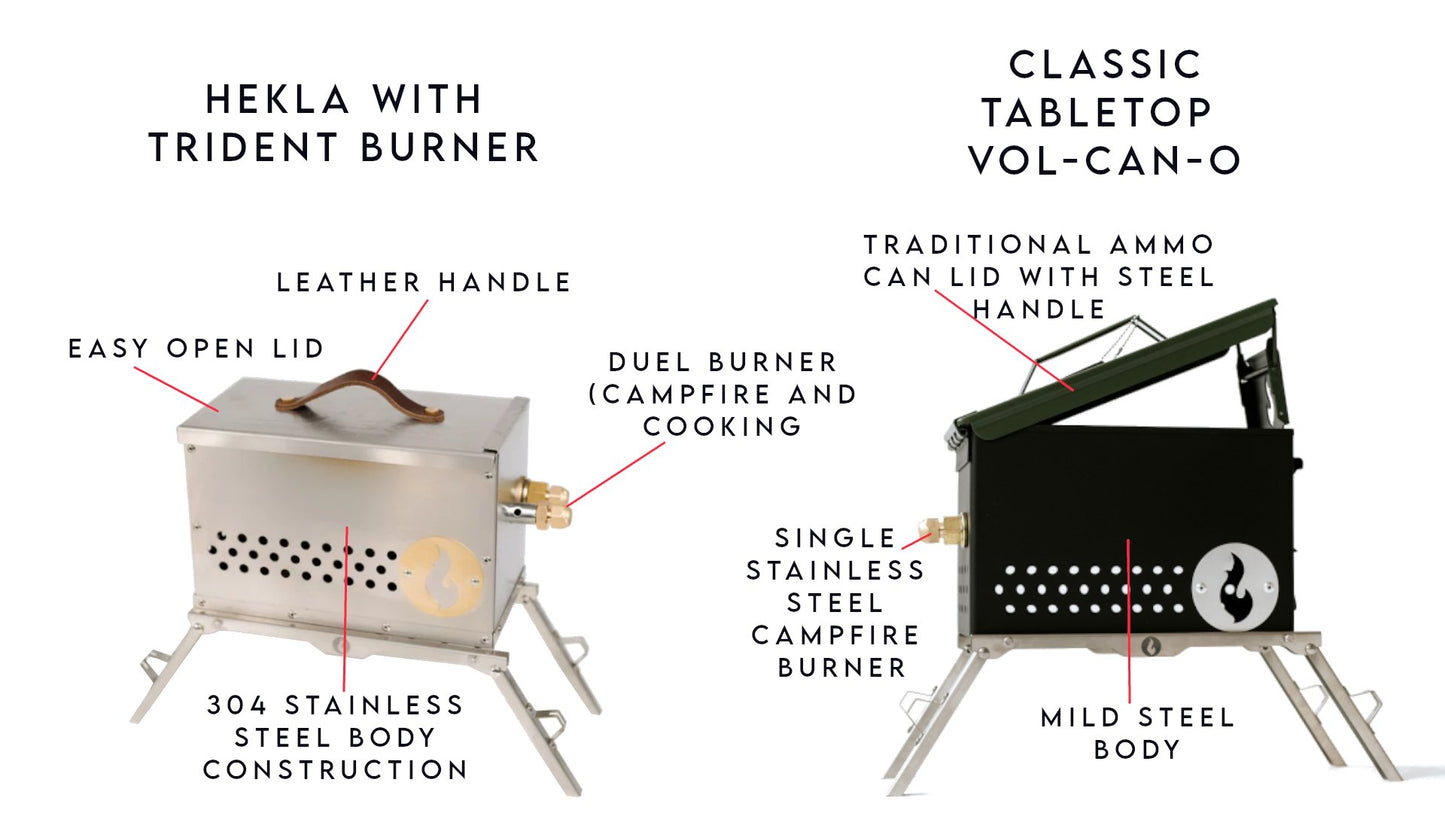 LavaBox Hekla Combo: Stainless steel perfection for cooking and campfire - Angler's Pro Tackle & Outdoors