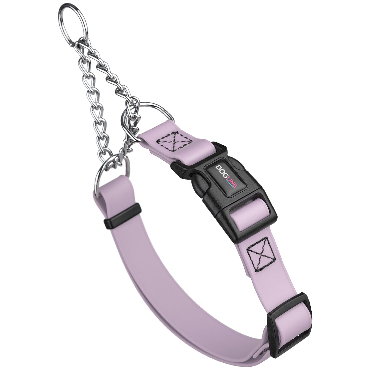 Dogline Biothane Adjustable Martingale Collar with Quick Release Buckle