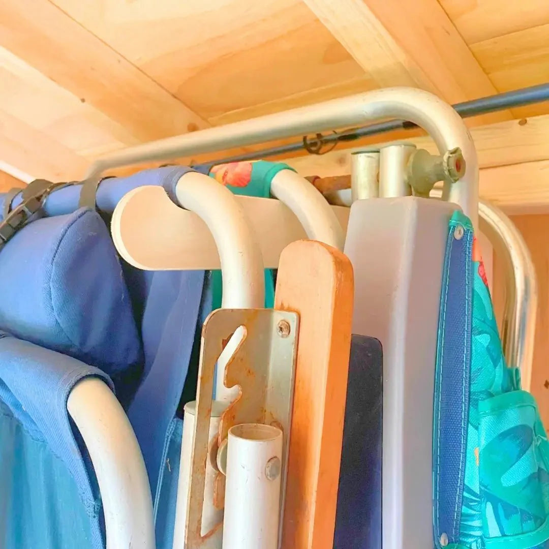 HangThis Up - Lawn Chair Organizer, Yard Shed, Shed organization, storage, Shed Accessories