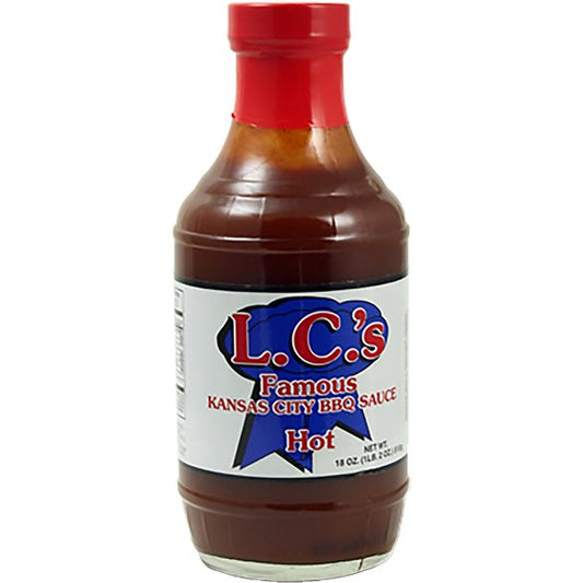 L.C.'s Famous Kansas City Hot BBQ Sauce 18 oz. - Angler's Pro Tackle & Outdoors