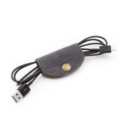 Main Street Forge - Leather Cord Wraps / Cable Organizers