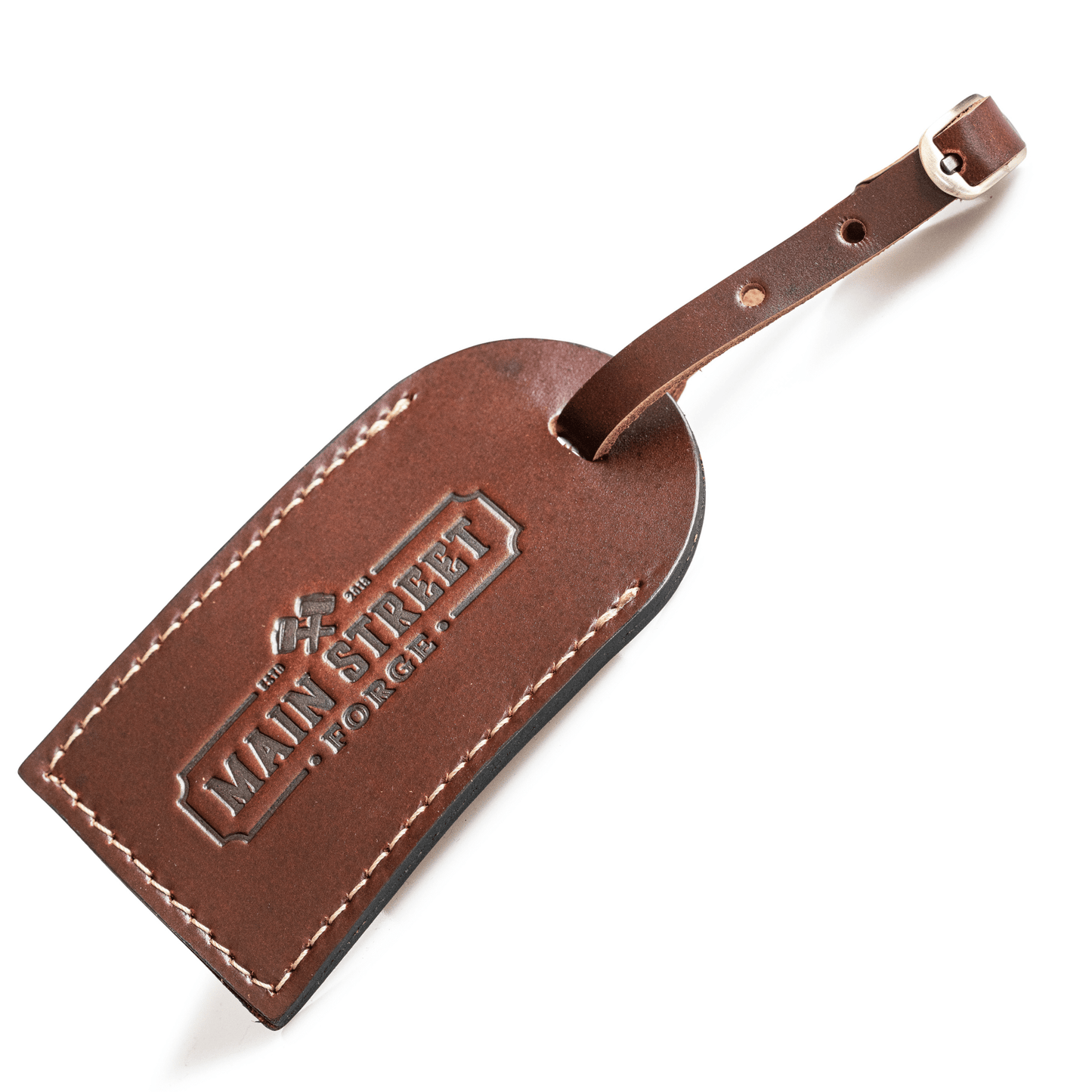 Main Street Forge - Full Grain Leather Luggage Tag