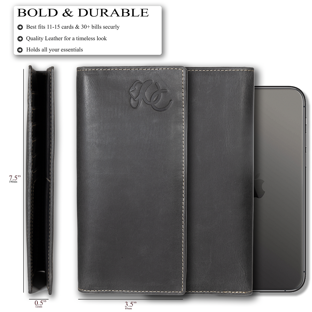 UC Leather Company Leather Rodeo Wallet