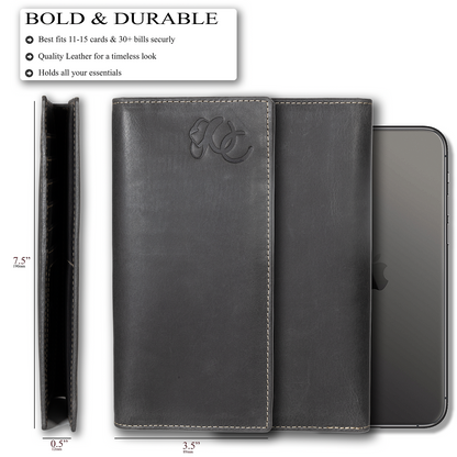 UC Leather Company Leather Rodeo Wallet